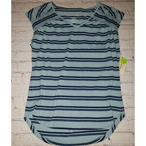 Nwt St Johns Bay Womens Size Small Stripe Short Sleeve T-Shirt